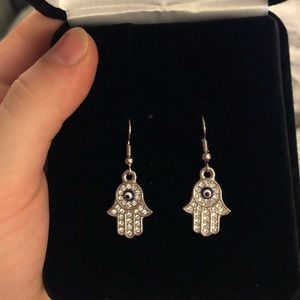Hansa hand earrings